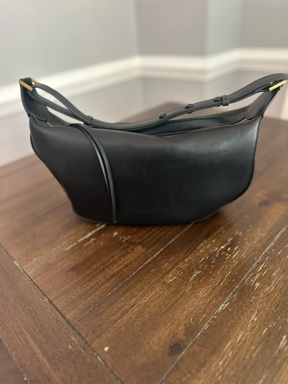 Zara crescent hobo bag